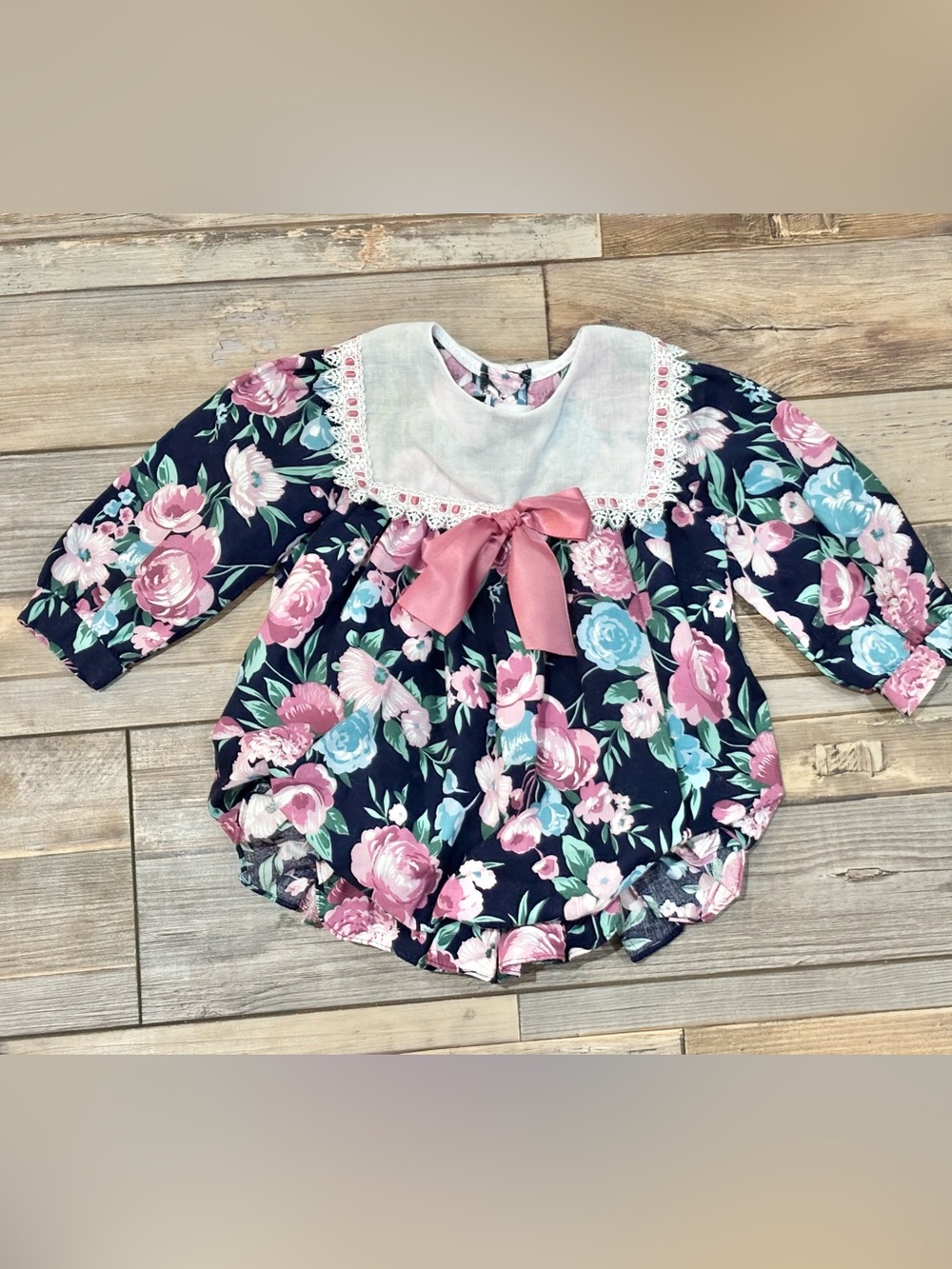 Vintage Jolene floral bubble hem dress size 24 month
